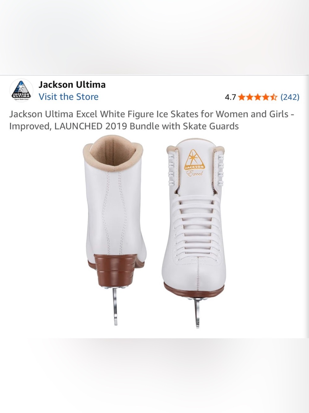 Jackson Ultima Excel Ice Skates